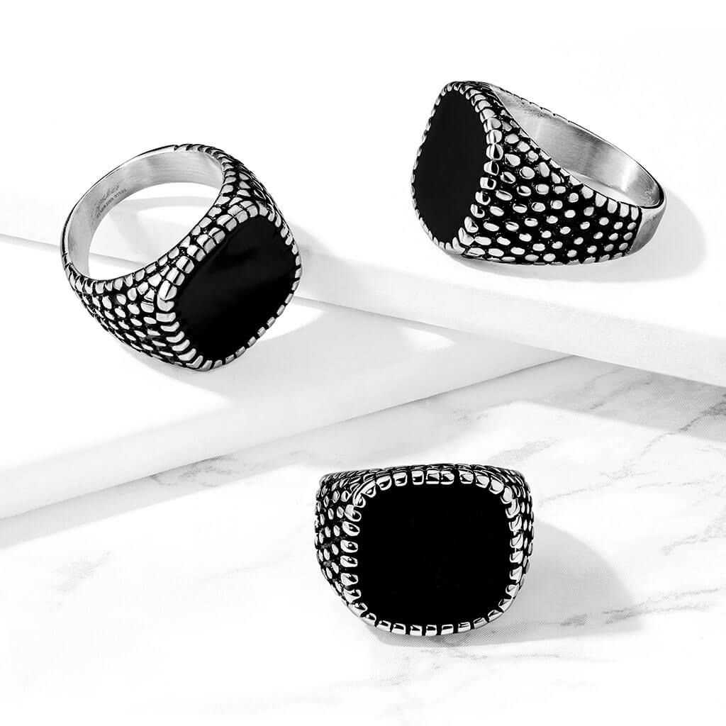 Anneau Argent Noir - Image 2