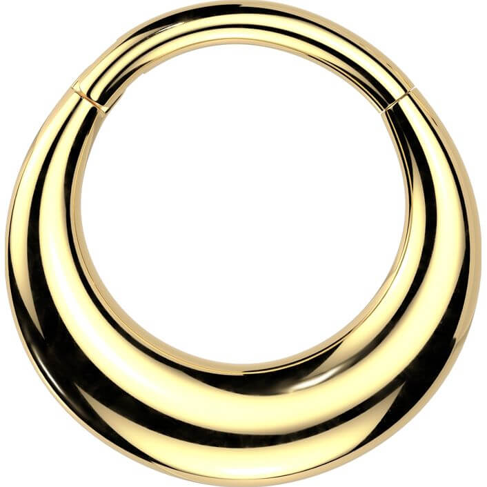 Anneau créole épais Segment