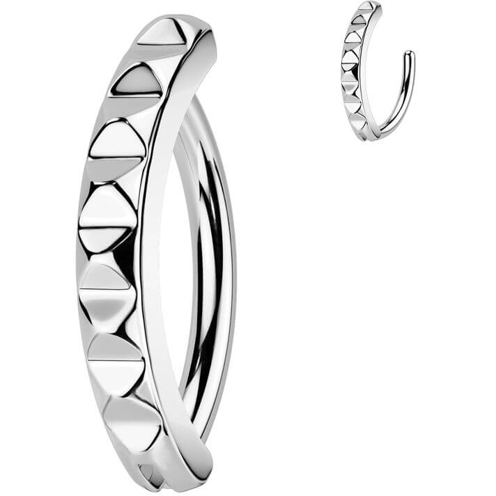 Piercing Nombril coupe pyramidale Cliqueur - Image 3