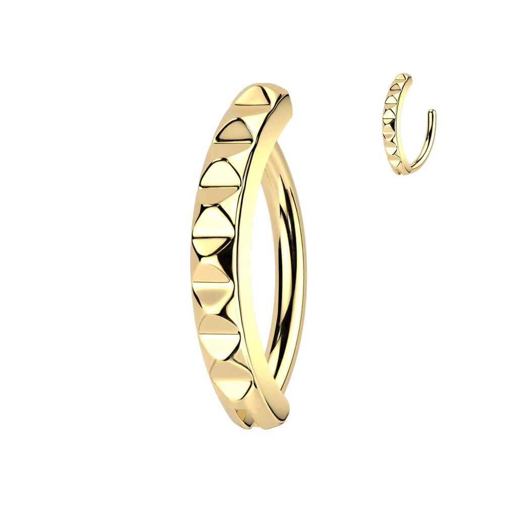 Piercing Nombril coupe pyramidale Cliqueur - Image 4