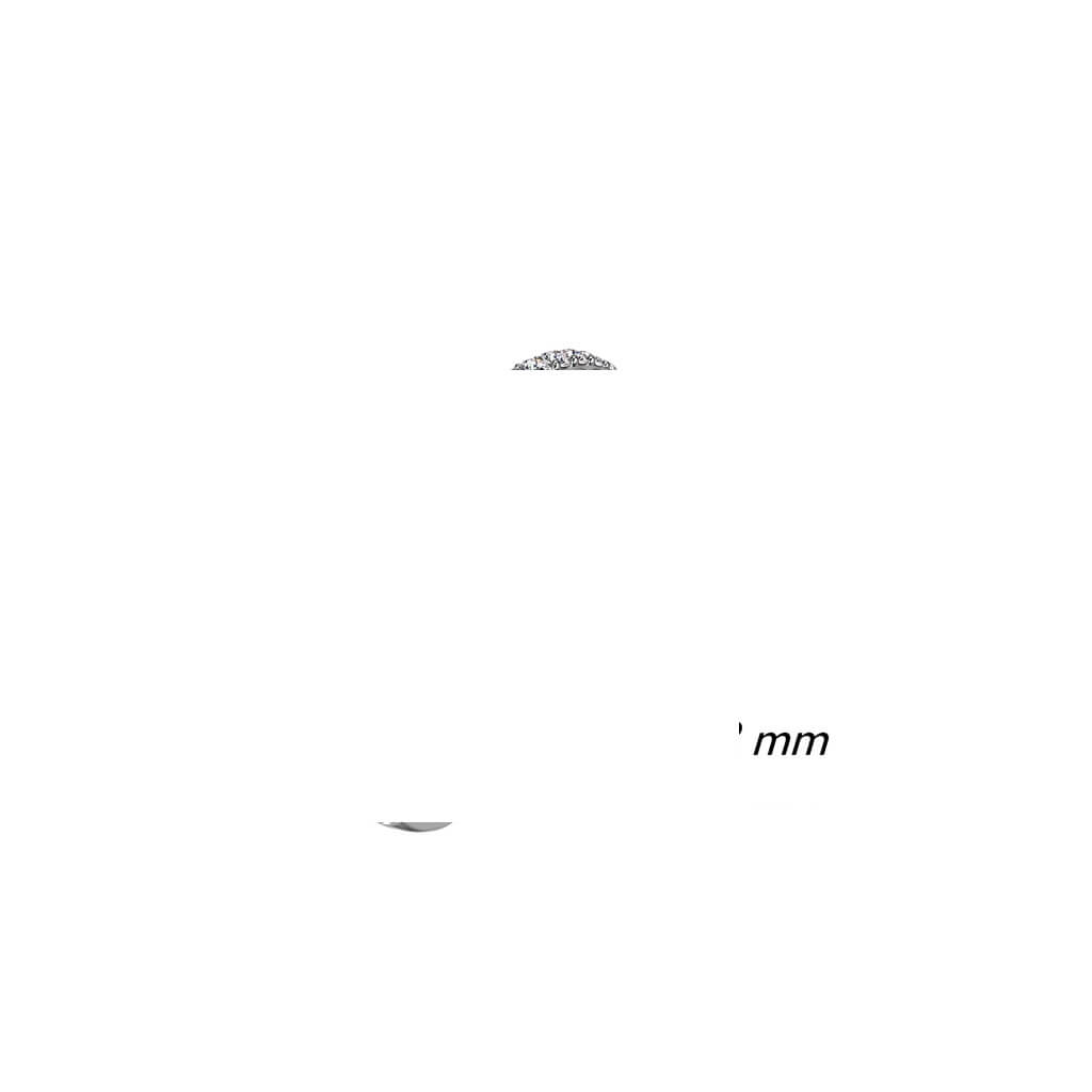 Titane Anneau Zircone Cliqueur - Image 3