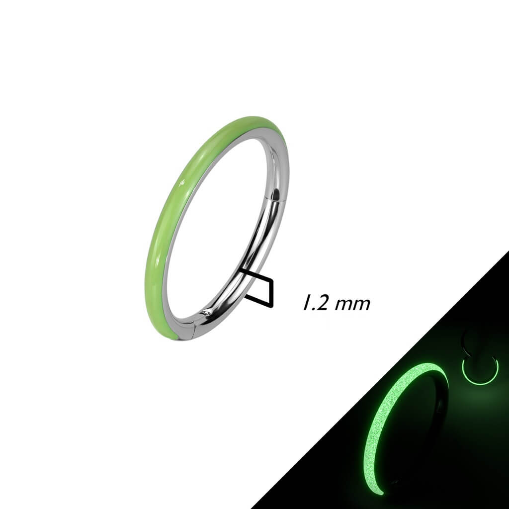 Titane Anneau Phosphorescent Cliqueur - Image 3