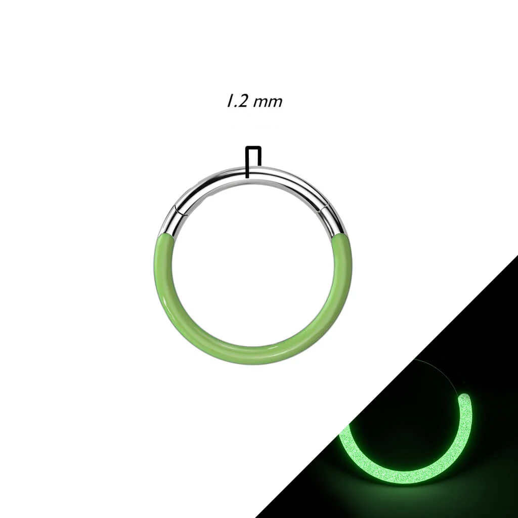 Titane Anneau Phosphorescent Cliqueur - Image 3