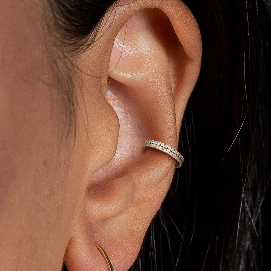 Titane Anneau Zircone Cliqueur - Image 7