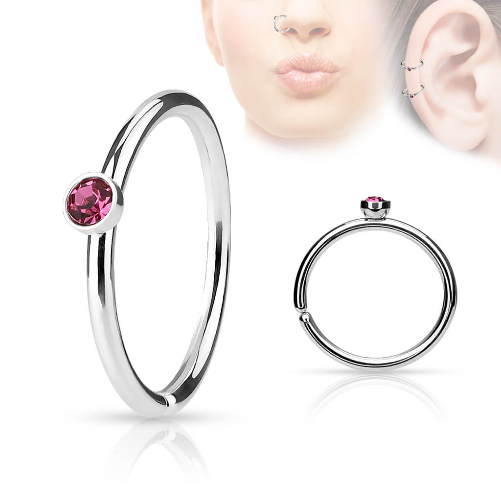 Anneau Bille Zircone Pliable - Image 4