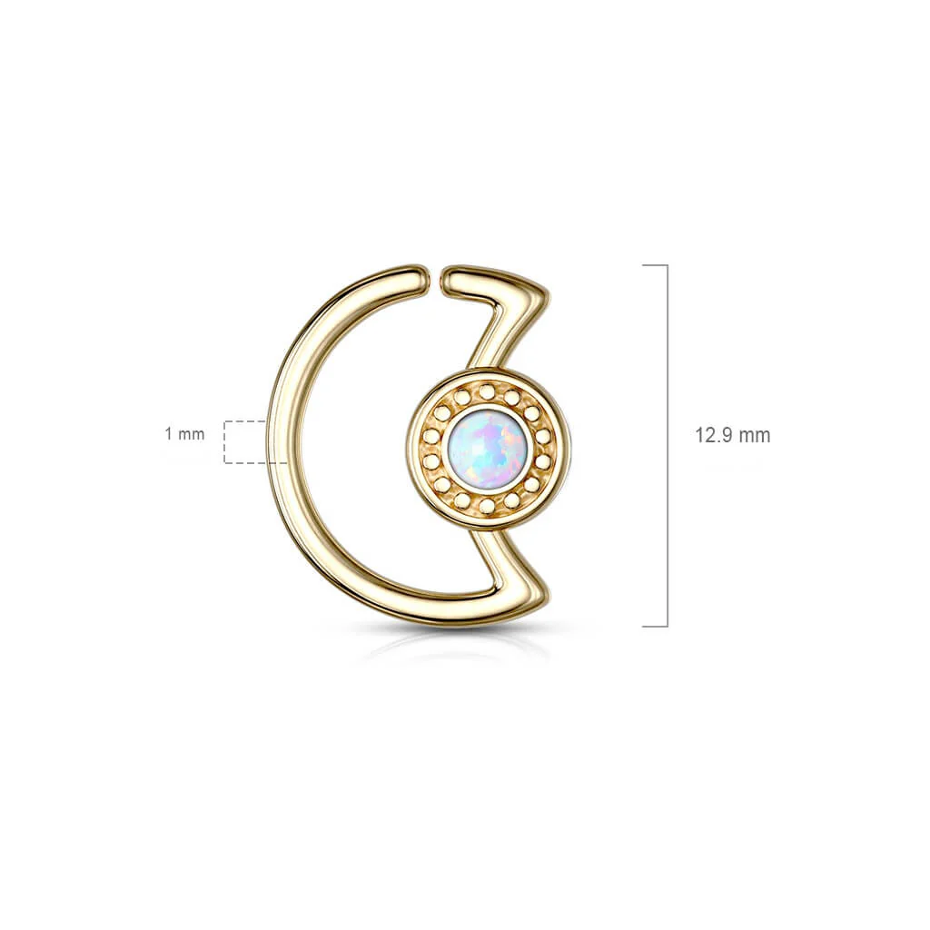 Anneau Lune Opale Pliable - Image 3