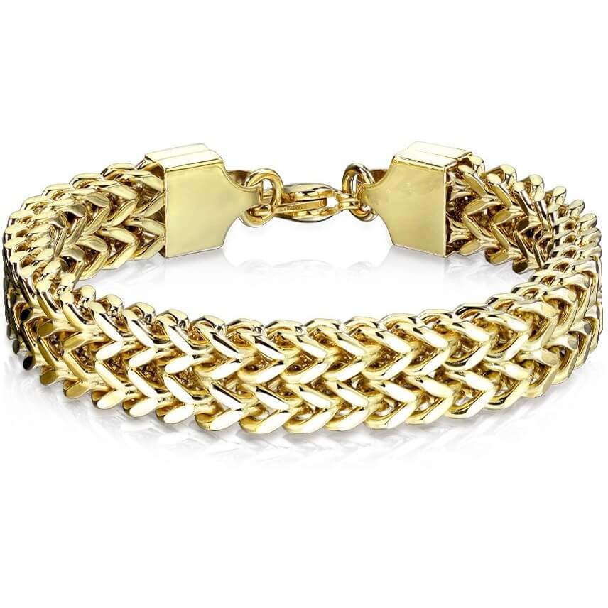 Bracelet Chaîne de Blé Or