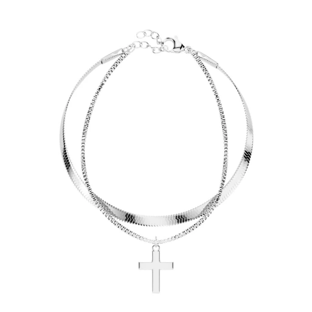 Bracelet Pendentif Croix - Image 3