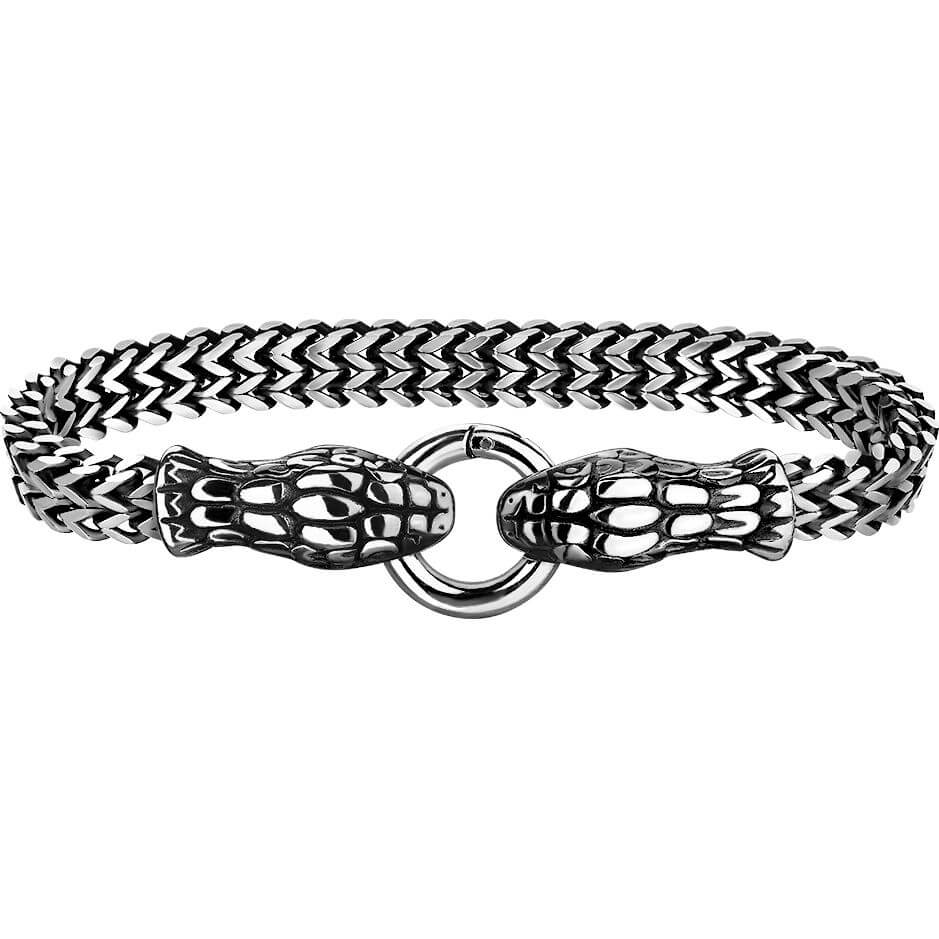 Bracelet tête de serpent