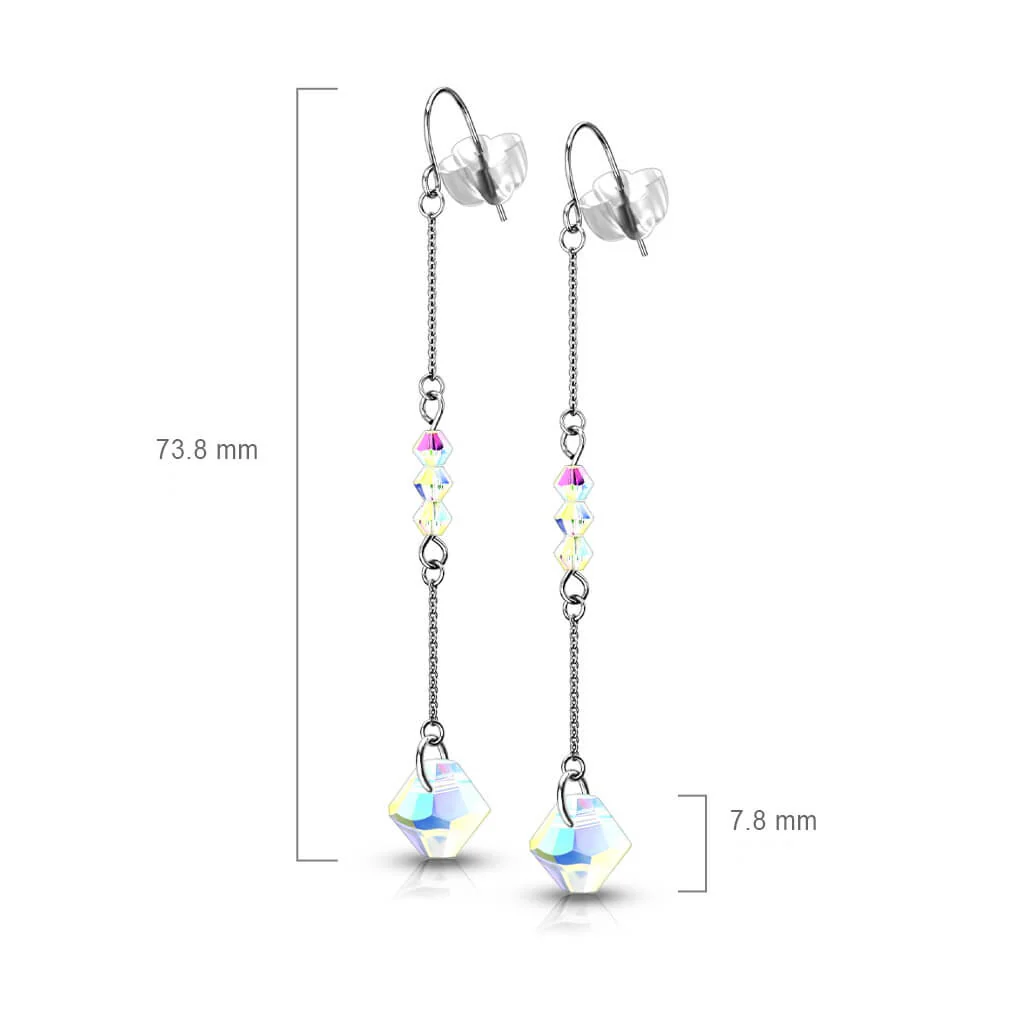 Bouton d'Oreille Zircone Ronde en Argent - Image 2