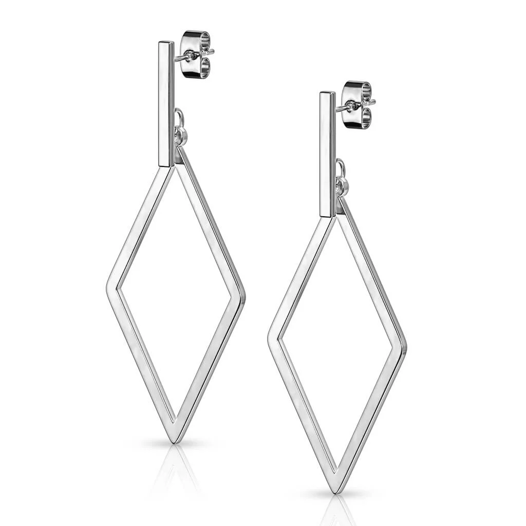 Bouton d'Oreille Pendentif Carré - Image 7