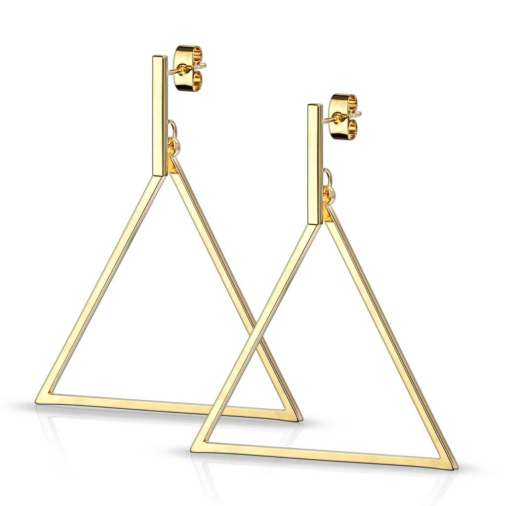 Bouton d'Oreille Pendentif Triangle - Image 4