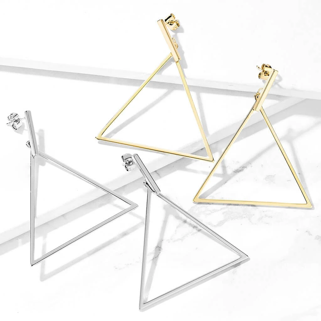 Bouton d'Oreille Pendentif Triangle - Image 6