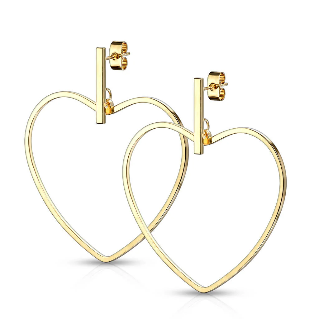 Bouton d'Oreille Pendentif Coeur - Image 4