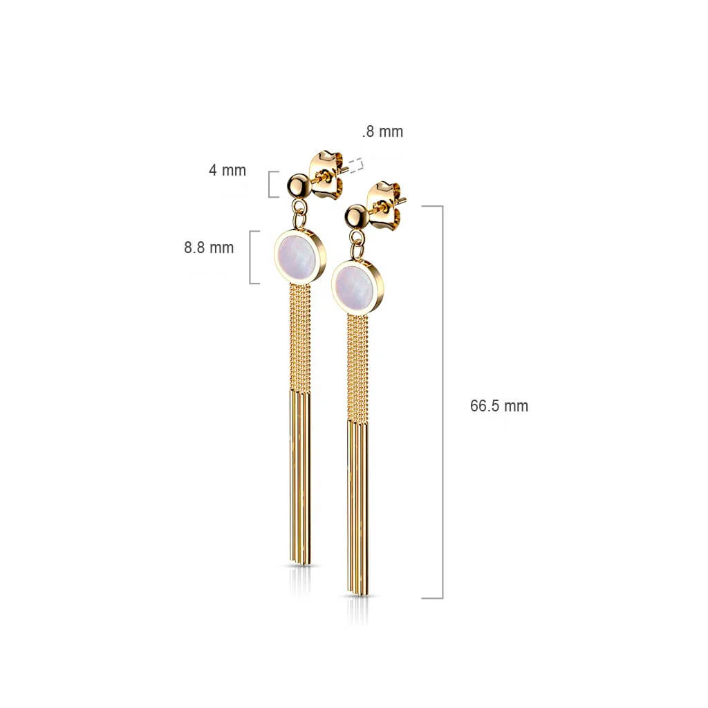 Bouton d'Oreille Pendentif Chaînes - Image 2