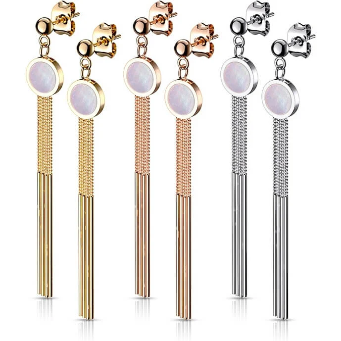 Bouton d'Oreille Pendentif Chaînes - Image 3