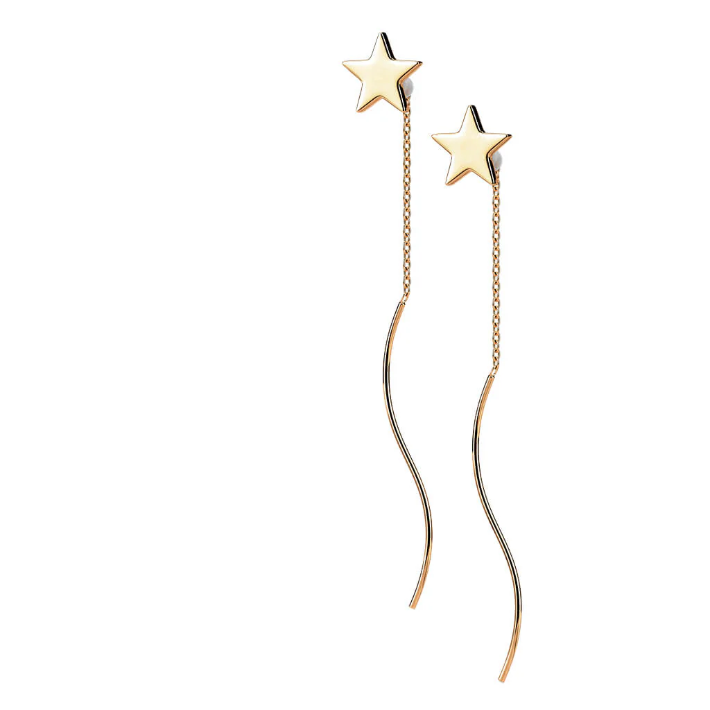 Bouton d'Oreille Pendentif Chaîne Étoile - Image 6