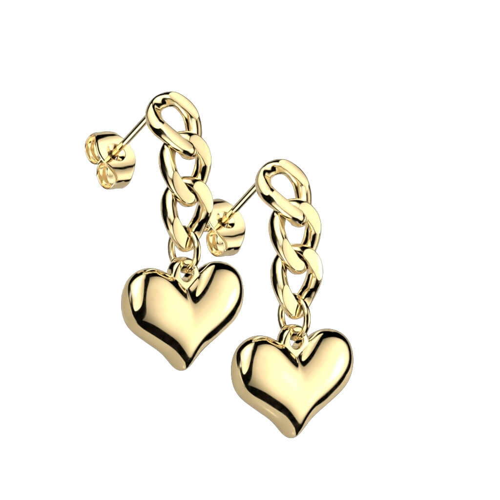Bouton d'Oreille Pendentif Cœur - Image 3