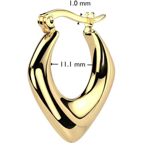 Créole En Forme De Diamant - Image 2