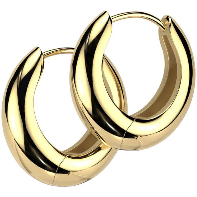 Boucle d'Oreille boucles d'oreilles larges - Image 3