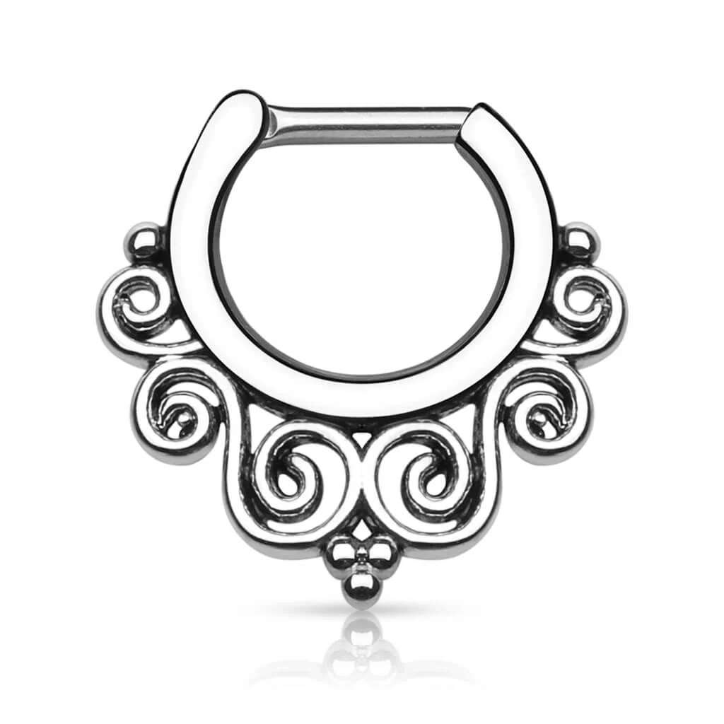 Septum Clicker Tribal PVD Cliqueur - Image 5