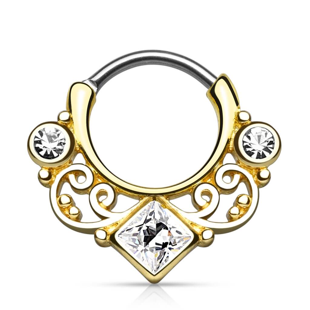 Septum Clicker Zircone Carrée Cliqueur - Image 2