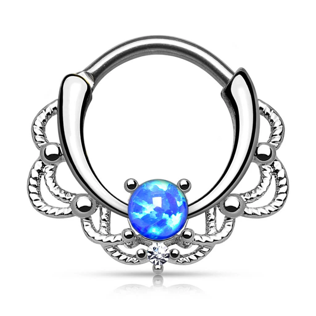 Septum Clicker Opale Argent Cliqueur - Image 2