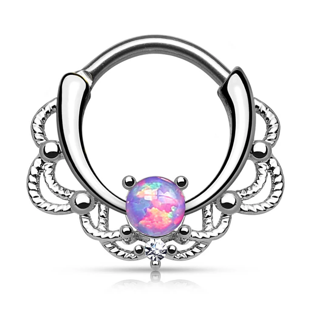 Septum Clicker Opale Argent Cliqueur - Image 5