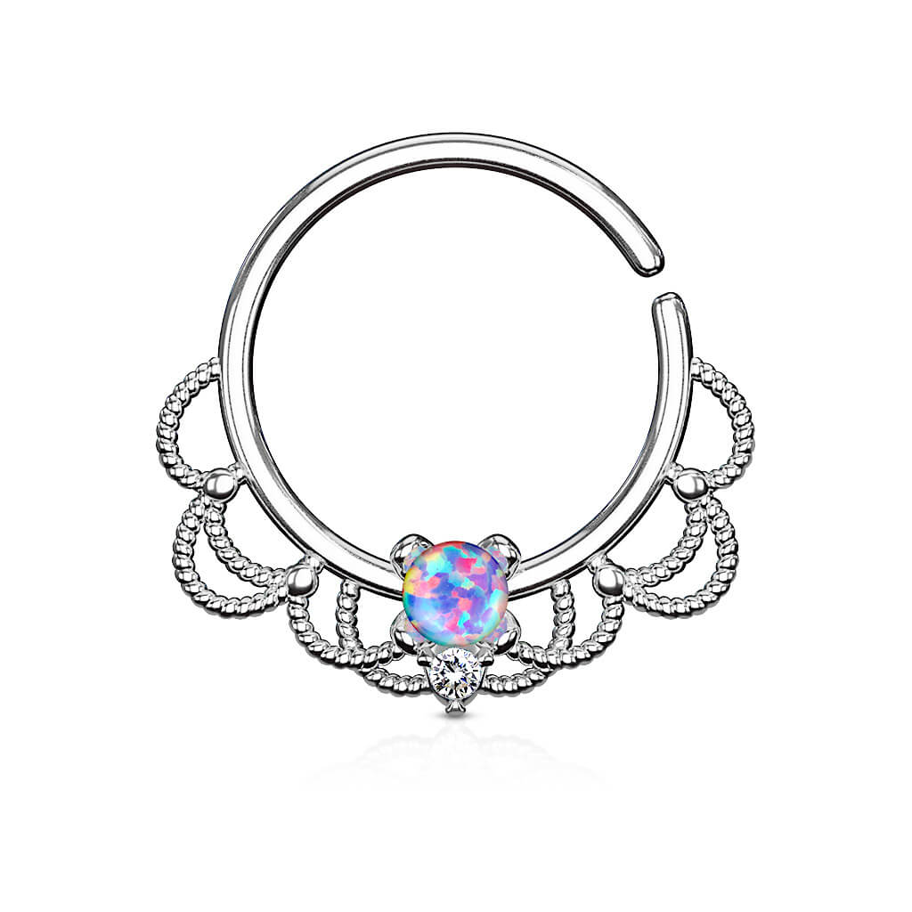 Anneau Opale Filigrane Pliable - Image 11