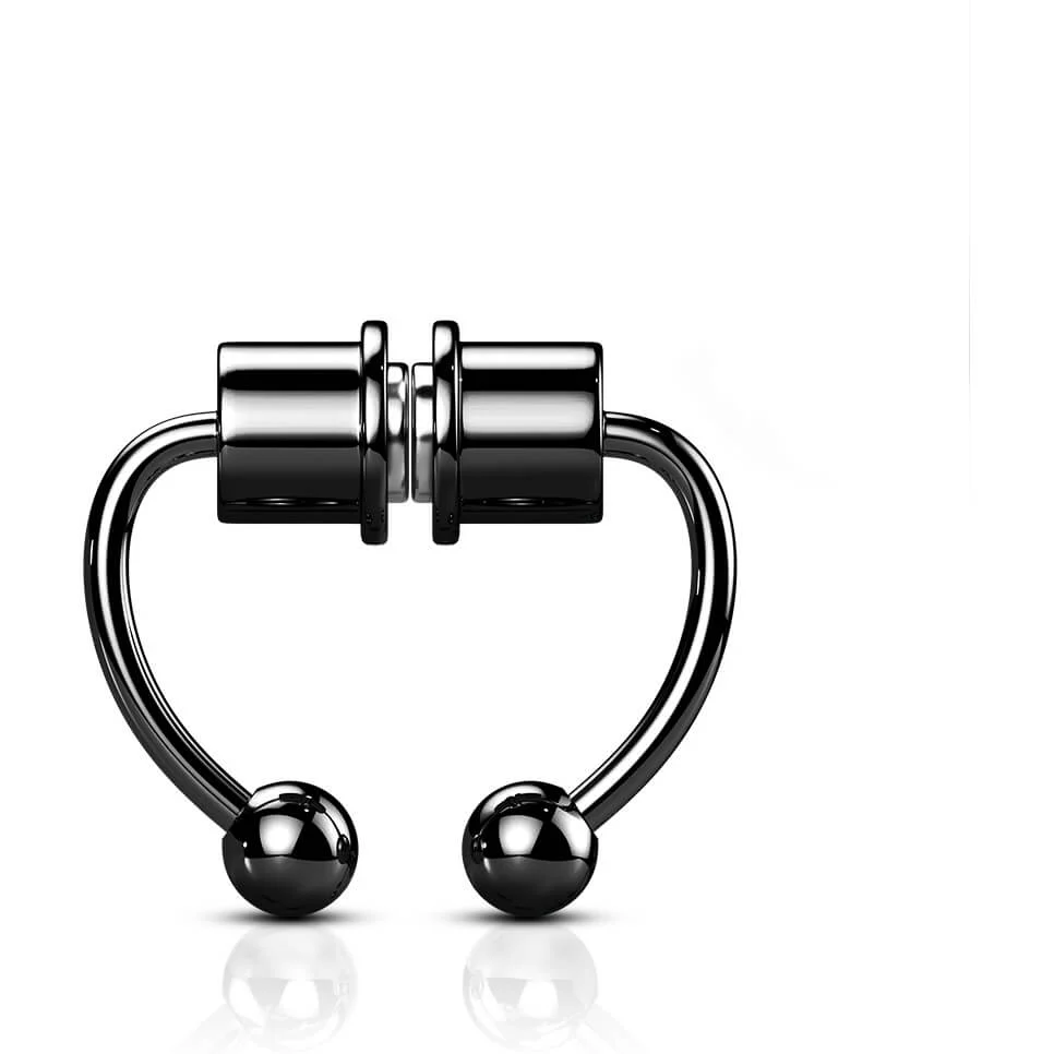 Faux Piercing au nez Aimant Septum Aimant - Image 6