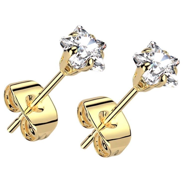 Bouton d'Oreille Zircone Serti Griffe - Image 5
