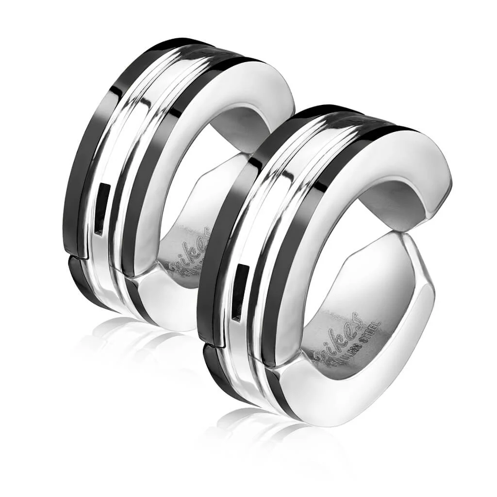 Faux Piercing aux oreilles Boucles d'Oreilles Créoles - Image 6