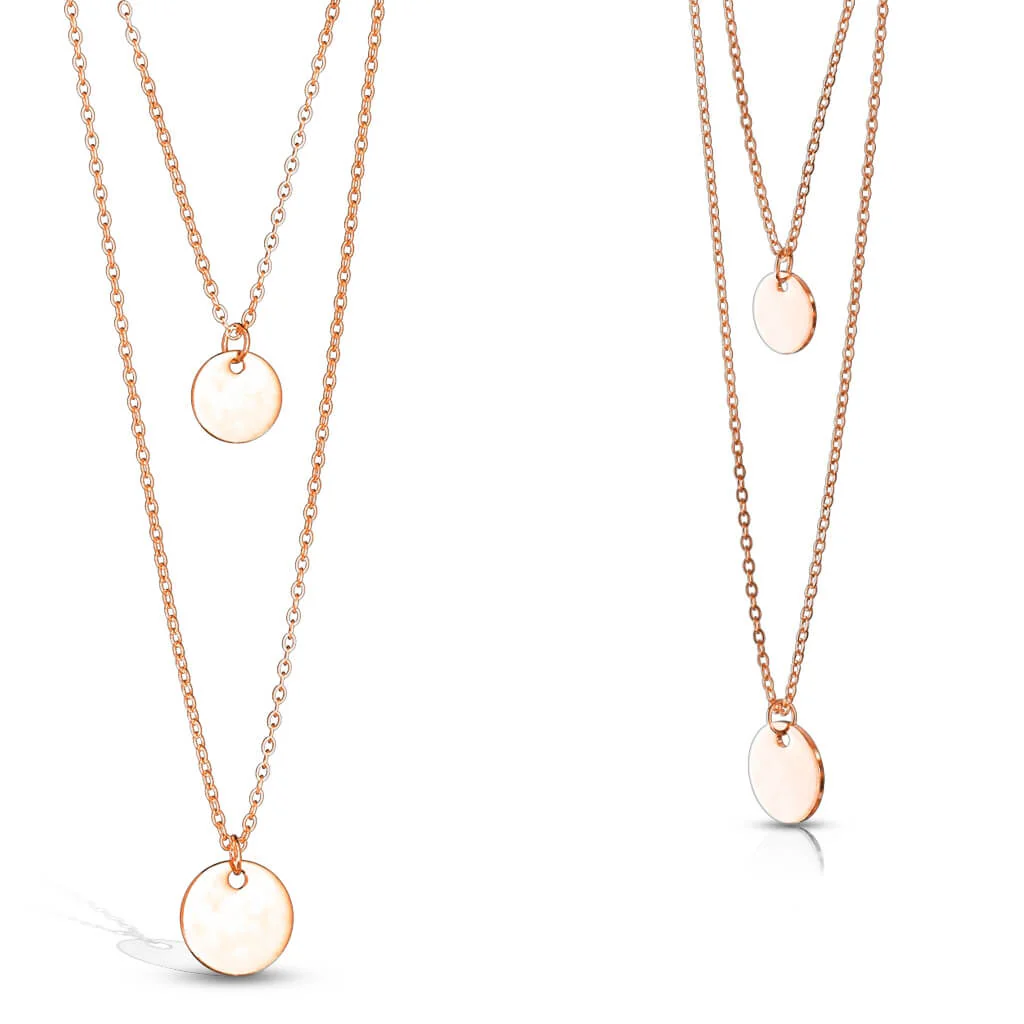 Collier Pendentif Rond Plat - Image 5