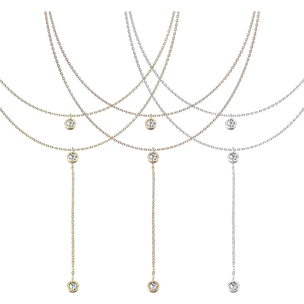 Collier Pendentif Bille Superposé - Image 2