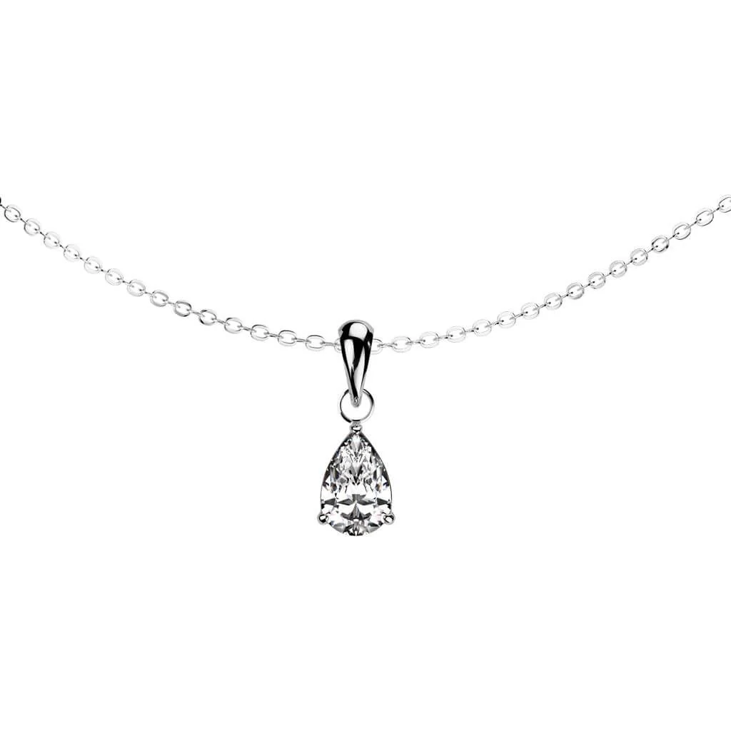 Collier chaîne zircon pendante - Image 5