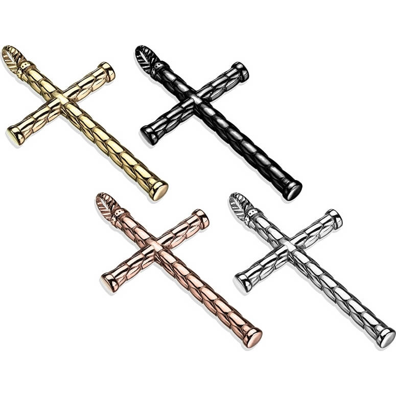 Collier 316L Pendentif Croix - Image 3