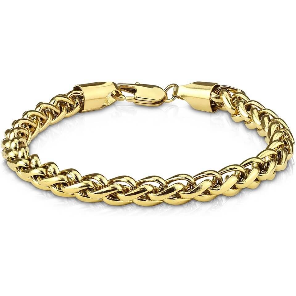 Bracelet 316L Bracelet Chaîne Spiga Ronde