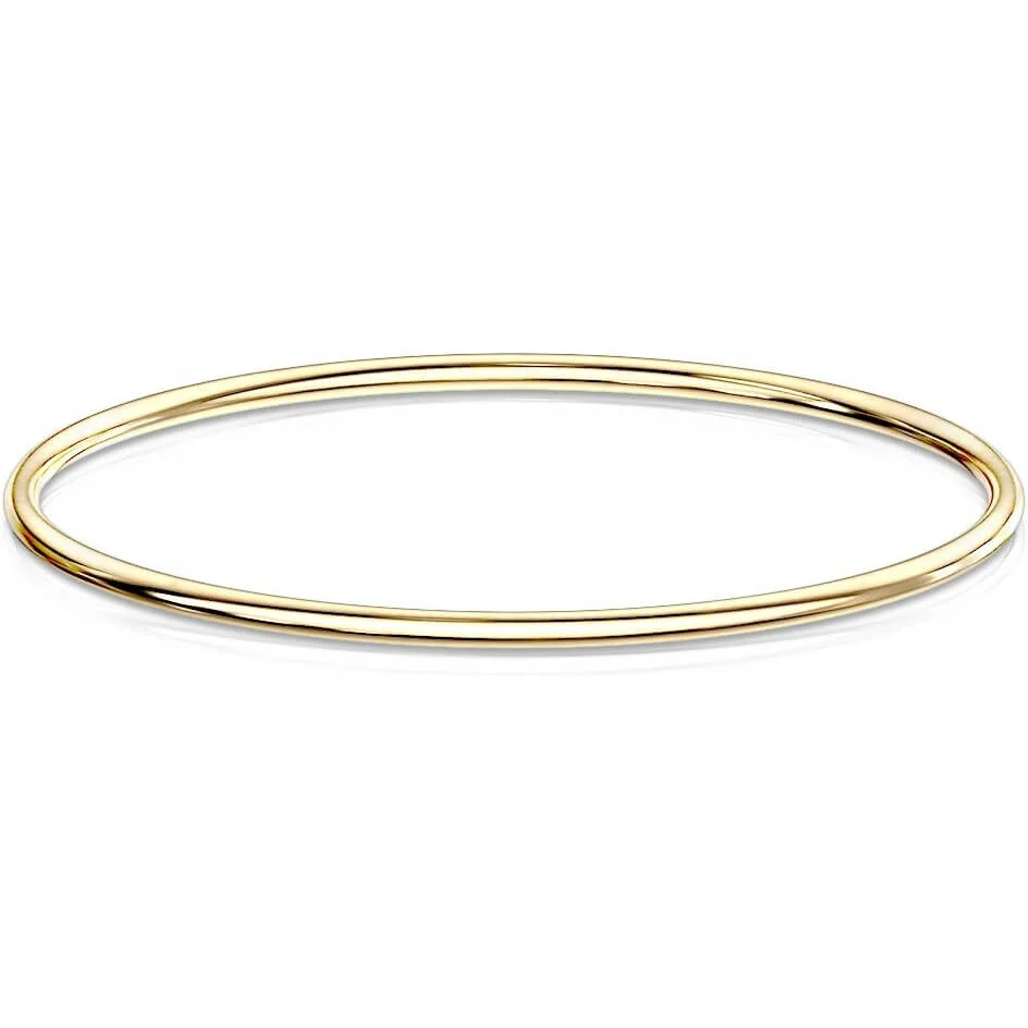 Bracelet 316L Bracelet jonc Fil épais uni