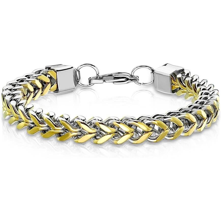 Bracelet 316L Bracelet Maillons Chaîne Tressée Boîte