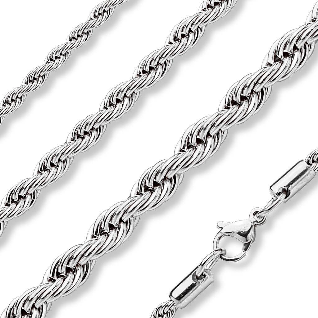 Collier 316L Chaîne Corde