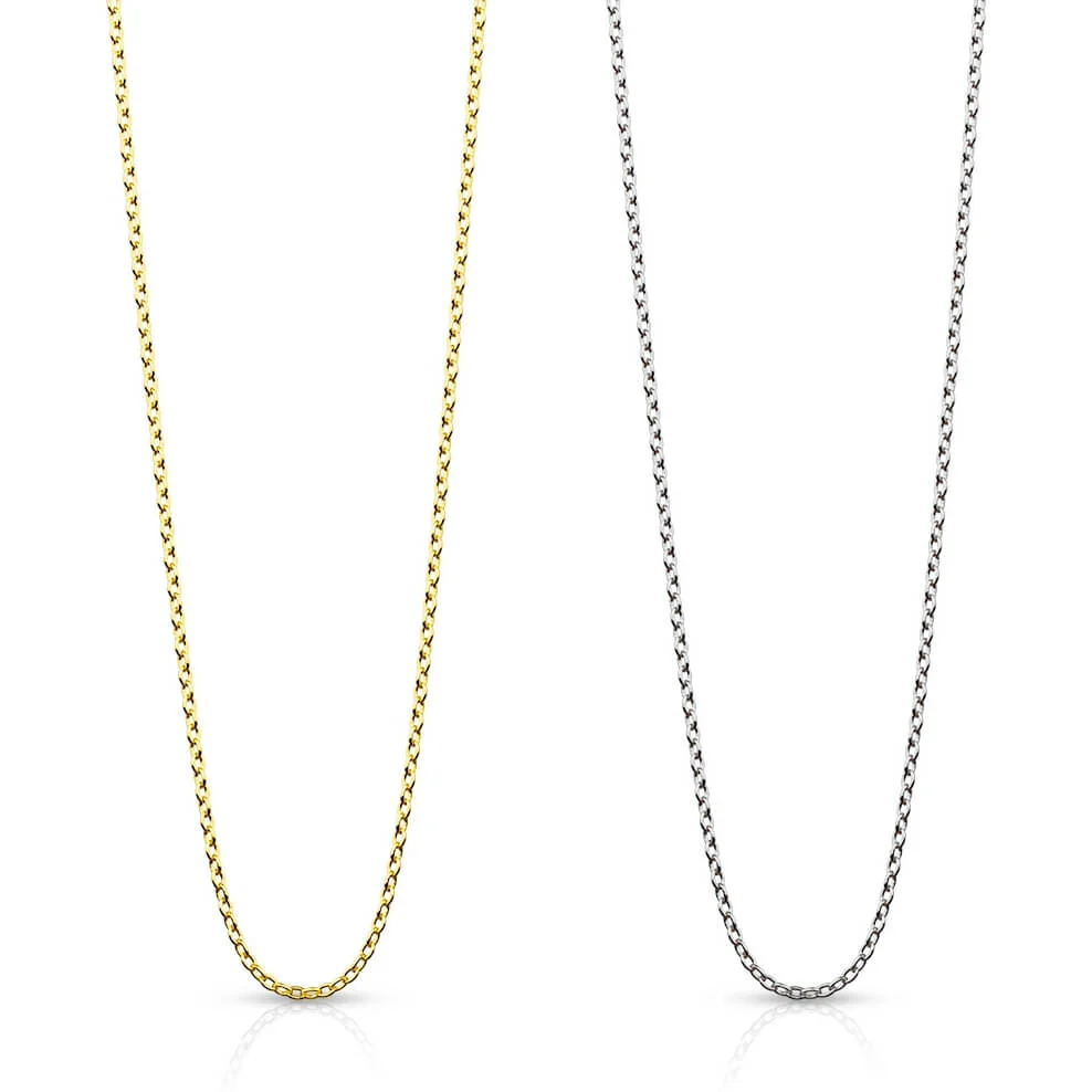Collier Chaine Or Argent - Image 2