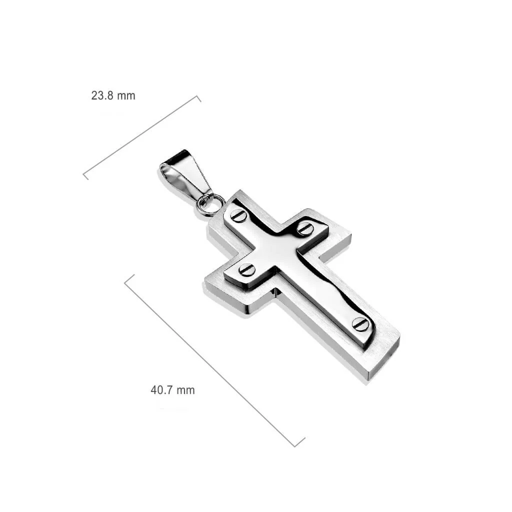 Collier Croix Argent - Image 2