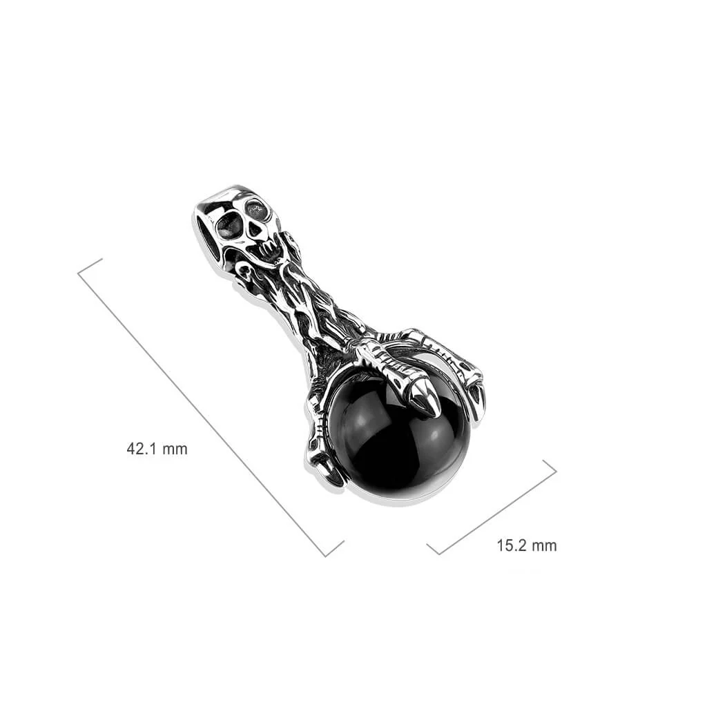 Collier Crâne Griffe d'Aigle Bille - Image 2