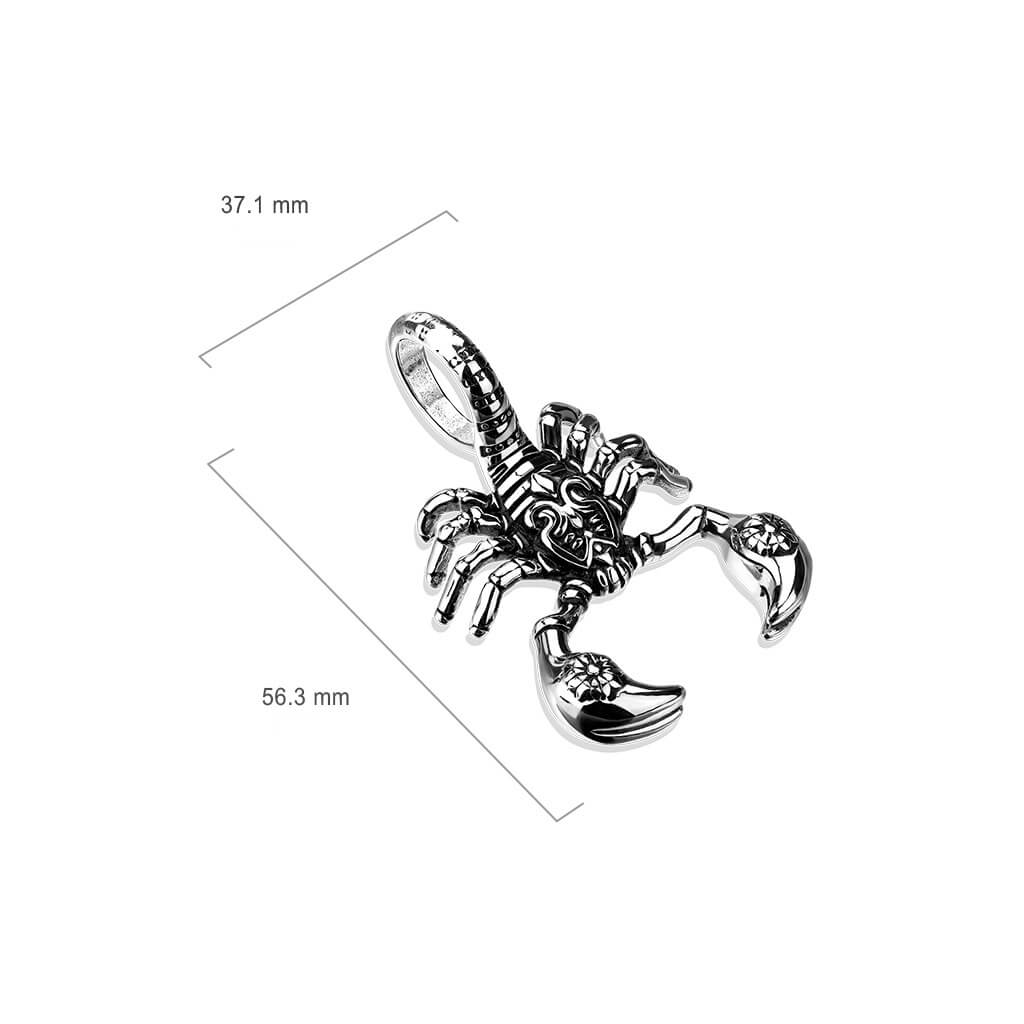 Collier Scorpion Argent - Image 2