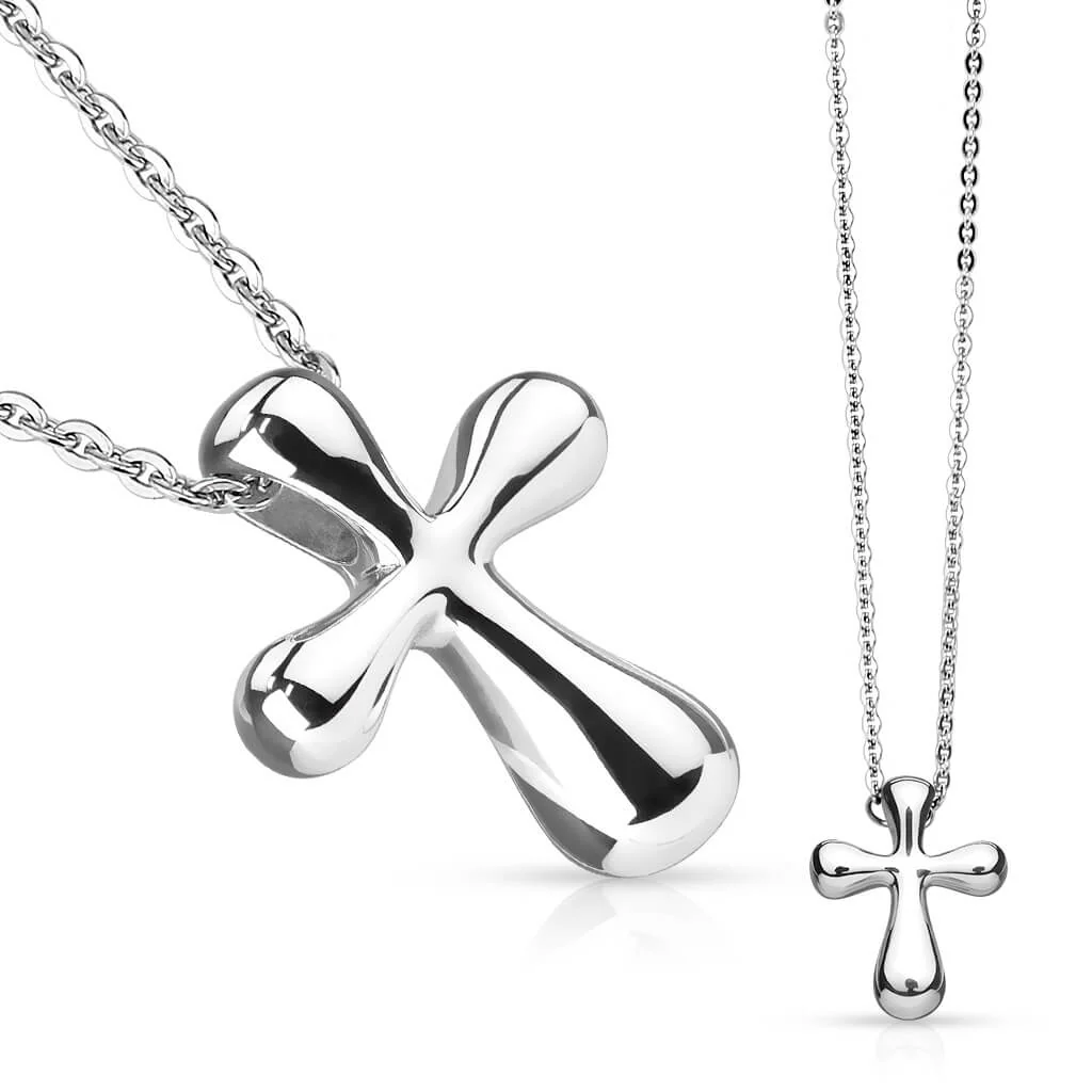 Collier Croix Or Rose - Image 3