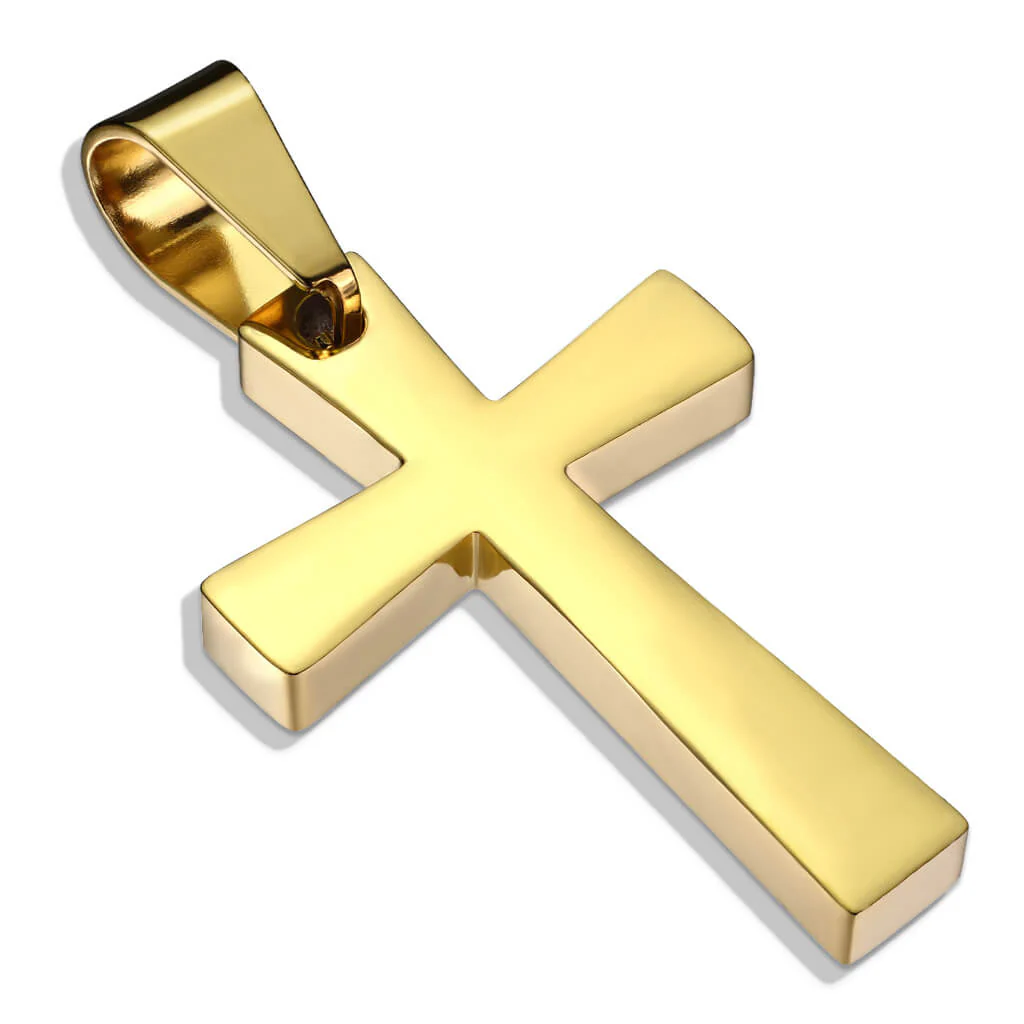 Collier 316L Pendentif Croix Latine - Image 4