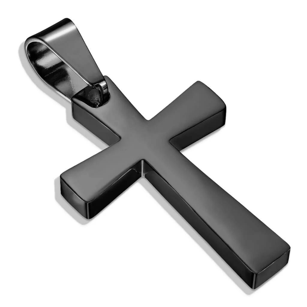Collier 316L Pendentif Croix Latine - Image 5