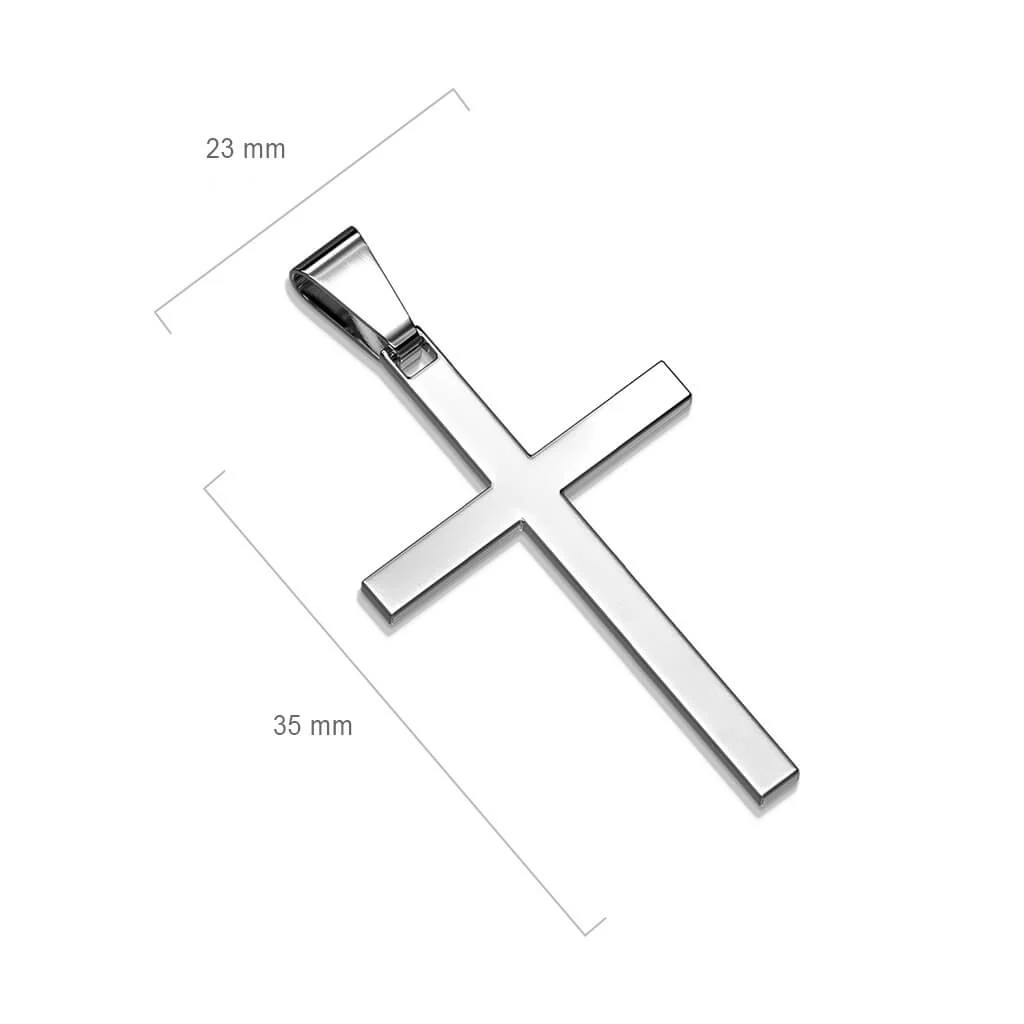 Collier 316L Pendentif Croix - Image 2