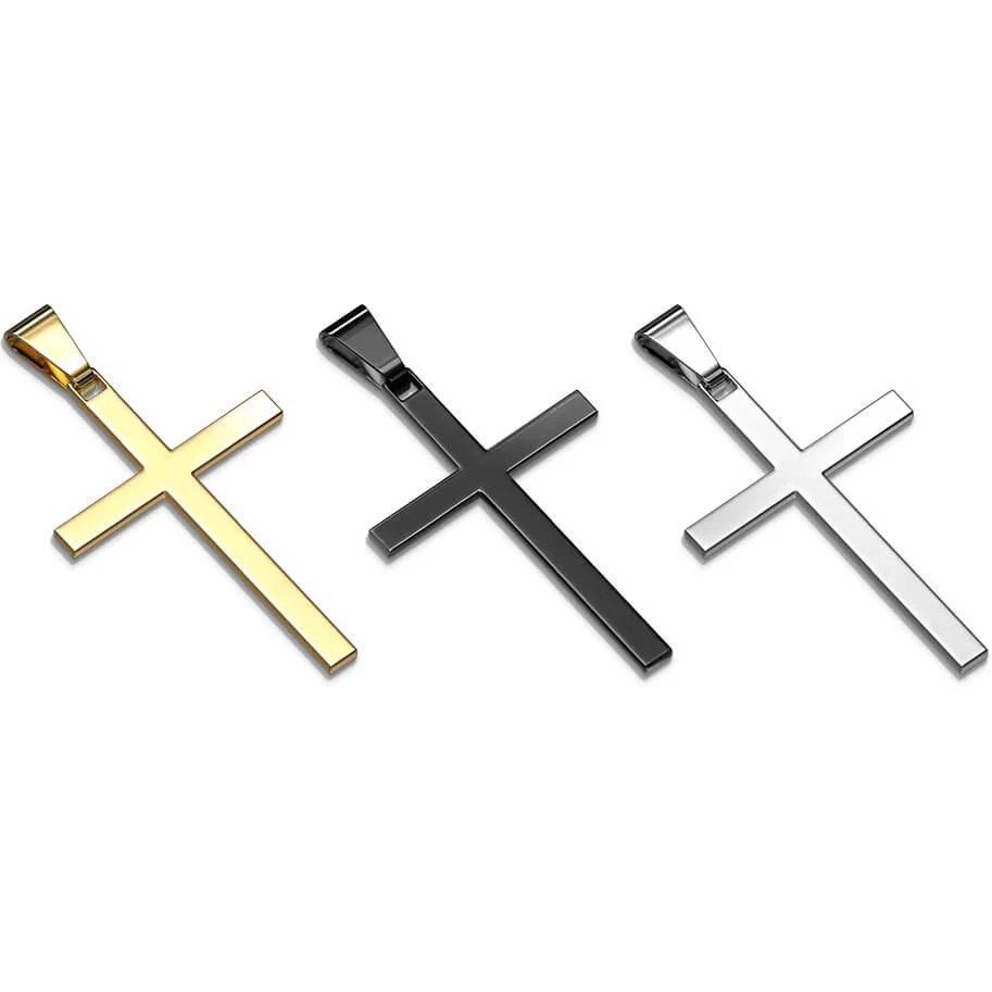 Collier 316L Pendentif Croix - Image 3
