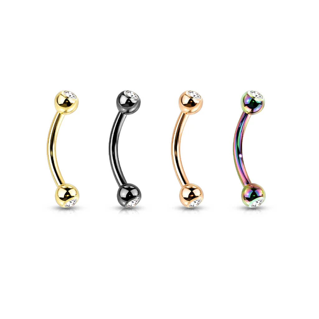 Titane Sourcil Bille Zircone - Image 5